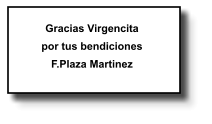 Gracias Virgencita por tus bendiciones F.Plaza Martinez   185