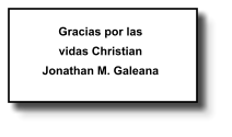Gracias por las vidas Christian Jonathan M. Galeana   280