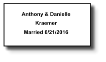 Anthony & Danielle Kraemer Married 6/21/2016   383