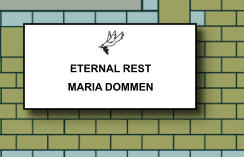 ETERNAL REST MARIA DOMMEN   128