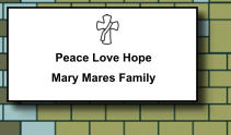 Peace Love Hope Mary Mares Family   358