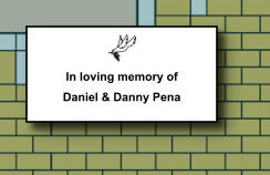 In loving memory of Daniel & Danny Pena   220