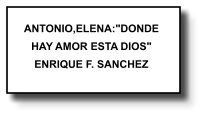 ANTONIO,ELENA:"DONDE HAY AMOR ESTA DIOS" ENRIQUE F. SANCHEZ   297